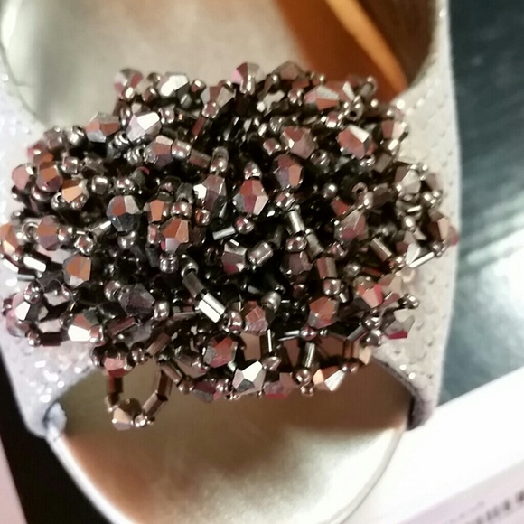 Silver Mermaid 3.5"heal  high heels 8M - Picture 3 of 5